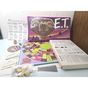 Vtg 1982 Parker Brothers ET The Extra Terrestrial Board Game No Space Ship